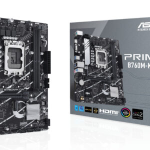 ASUS PRIME B760M-K D4 Intel B760 LGA 1700 micro ATX ASUS PRIME B760M-K D4 Intel B760 LGA 1700 micro ATX