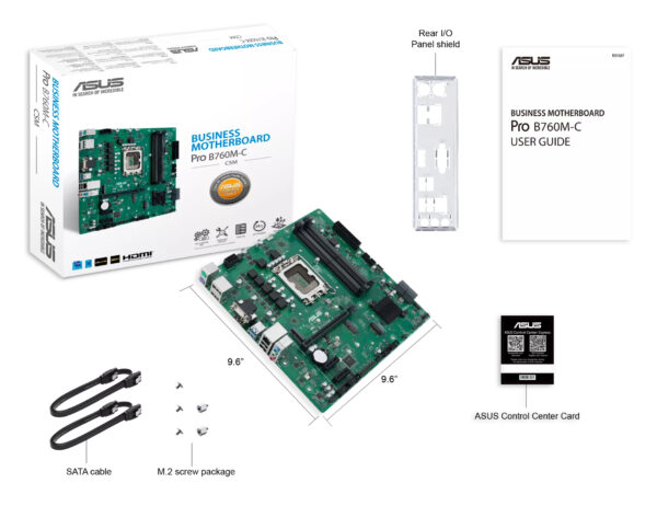 ASUS PRO B760M-C-CSM Intel B760 LGA 1700 micro ATX ASUS PRO B760M-C-CSM Intel B760 LGA 1700 micro ATX