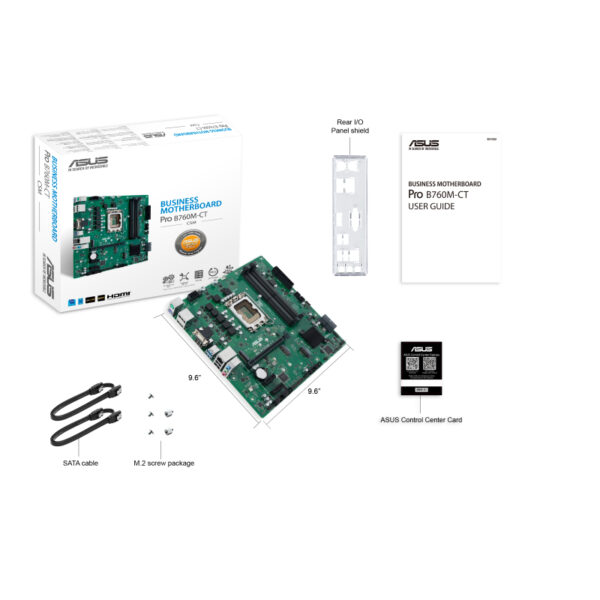ASUS PRO B760M-CT-CSM Intel B760 LGA 1700 micro ATX ASUS PRO B760M-CT-CSM Intel B760 LGA 1700 micro ATX