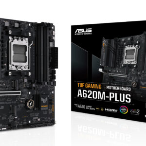 ASUS TUF GAMING A620M-PLUS AMD A620 Socket AM5 micro ATX ASUS TUF GAMING A620M-PLUS AMD A620 Socket AM5 micro ATX