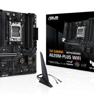 ASUS TUF GAMING A620M-PLUS WIFI AMD A620 Socket AM5 micro ATX ASUS TUF GAMING A620M-PLUS WIFI AMD A620 Socket AM5 micro ATX