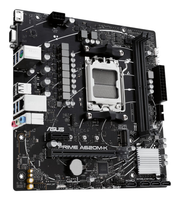 ASUS PRIME A620M-K AMD A620 Socket AM5 micro ATX ASUS PRIME A620M-K AMD A620 Socket AM5 micro ATX