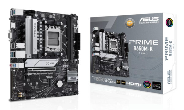 ASUS PRIME B650M-K AMD B650 Socket AM5 micro ATX ASUS PRIME B650M-K AMD B650 Socket AM5 micro ATX