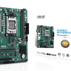 ASUS PRO A620M-C-CSM AMD A620 Socket AM5 micro ATX ASUS PRO A620M-C-CSM AMD A620 Socket AM5 micro ATX