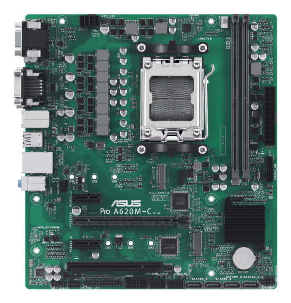 ASUS PRO A620M-C-CSM AMD A620 Socket AM5 micro ATX ASUS PRO A620M-C-CSM AMD A620 Socket AM5 micro ATX