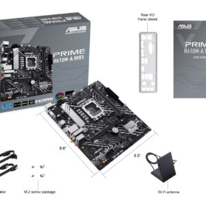 ASUS PRIME H610M-A WIFI Intel H610 LGA 1700 micro ATX ASUS PRIME H610M-A WIFI Intel H610 LGA 1700 micro ATX