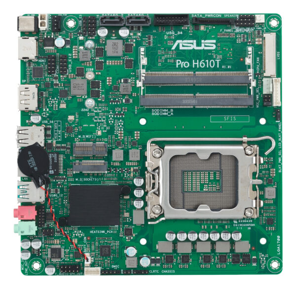 ASUS PRO H610T-CSM Intel H610 LGA 1700 mini ITX ASUS PRO H610T-CSM Intel H610 LGA 1700 mini ITX