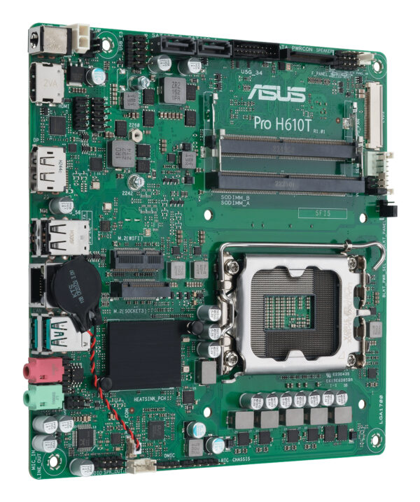 ASUS PRO H610T-CSM Intel H610 LGA 1700 mini ITX ASUS PRO H610T-CSM Intel H610 LGA 1700 mini ITX