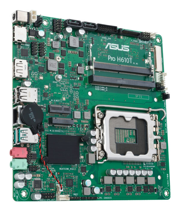 ASUS PRO H610T-CSM Intel H610 LGA 1700 mini ITX ASUS PRO H610T-CSM Intel H610 LGA 1700 mini ITX