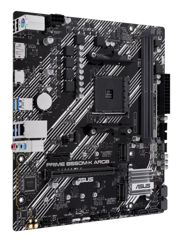 ASUS PRIME B550M-K ARGB AMD B550 Socket AM4 micro ATX