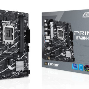 ASUS PRIME B760M-R D4 Intel B760 LGA 1700 micro ATX ASUS PRIME B760M-R D4 Intel B760 LGA 1700 micro ATX