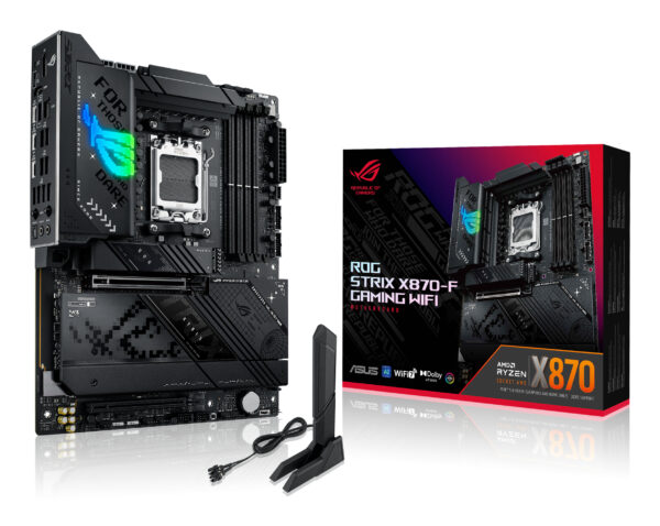 ASUS ROG STRIX X870-F GAMING WIFI AMD X870 Socket AM5 ATX ASUS ROG STRIX X870-F GAMING WIFI AMD X870 Socket AM5 ATX