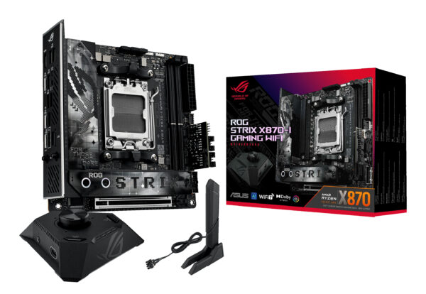 ASUS ROG STRIX X870-I GAMING WIFI AMD X870 Socket AM5 mini ITX ASUS ROG STRIX X870-I GAMING WIFI AMD X870 Socket AM5 mini ITX