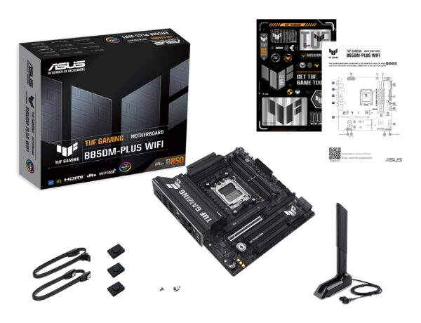ASUS TUF GAMING B850M-PLUS WIFI AMD B850 Socket AM5 micro ATX ASUS TUF GAMING B850M-PLUS WIFI AMD B850 Socket AM5 micro ATX