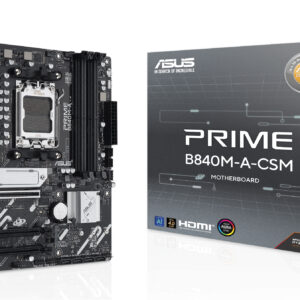 ASUS PRIME B840M-A-CSM AMD B840 Socket AM5 micro ATX ASUS PRIME B840M-A-CSM AMD B840 Socket AM5 micro ATX