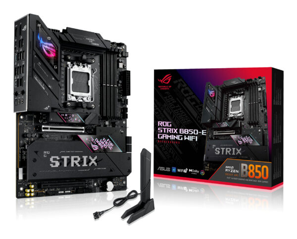 ASUS ROG STRIX B850-E GAMING WIFI AMD B850 Socket AM5 ATX ASUS ROG STRIX B850-E GAMING WIFI AMD B850 Socket AM5 ATX