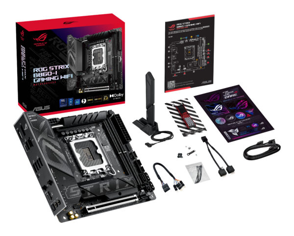 ASUS ROG STRIX B860-I GAMING WIFI Intel B860 LGA 1851 (Socket V1) ASUS ROG STRIX B860-I GAMING WIFI Intel B860 LGA 1851 (Socket V1)