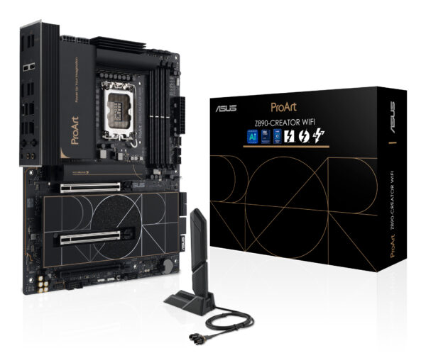 ASUS PROART Z890-CREATOR WIFI Intel Z890 LGA 1851 (Socket V1) ATX ASUS PROART Z890-CREATOR WIFI Intel Z890 LGA 1851 (Socket V1) ATX
