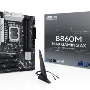 ASUS B860M MAX GAMING AX Intel B860 LGA 1851 (Socket V1) micro ATX ASUS B860M MAX GAMING AX Intel B860 LGA 1851 (Socket V1) micro ATX