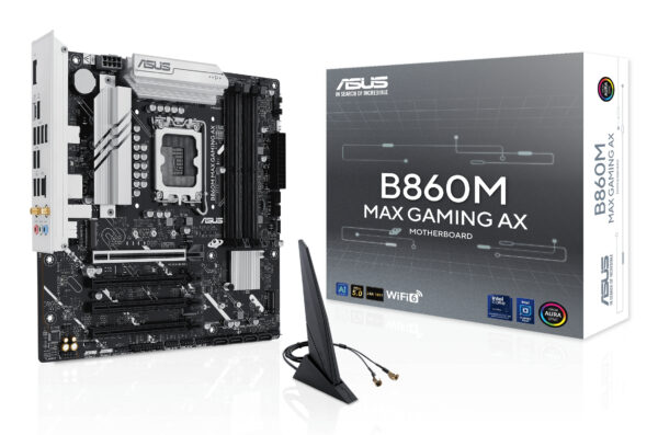 ASUS B860M MAX GAMING AX Intel B860 LGA 1851 (Socket V1) micro ATX ASUS B860M MAX GAMING AX Intel B860 LGA 1851 (Socket V1) micro ATX