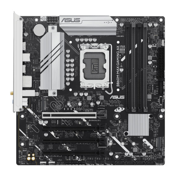 ASUS B860M MAX GAMING AX Intel B860 LGA 1851 (Socket V1) micro ATX ASUS B860M MAX GAMING AX Intel B860 LGA 1851 (Socket V1) micro ATX