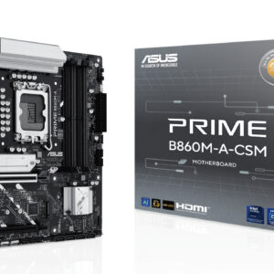 ASUS PRIME B860M-A-CSM Intel B860 LGA 1851 (Socket V1) micro ATX ASUS PRIME B860M-A-CSM Intel B860 LGA 1851 (Socket V1) micro ATX