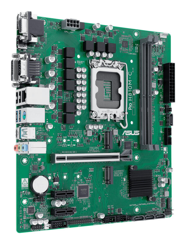 ASUS PRO H810M-C-CSM Intel H810 LGA 1851 (Socket V1) micro ATX ASUS PRO H810M-C-CSM Intel H810 LGA 1851 (Socket V1) micro ATX