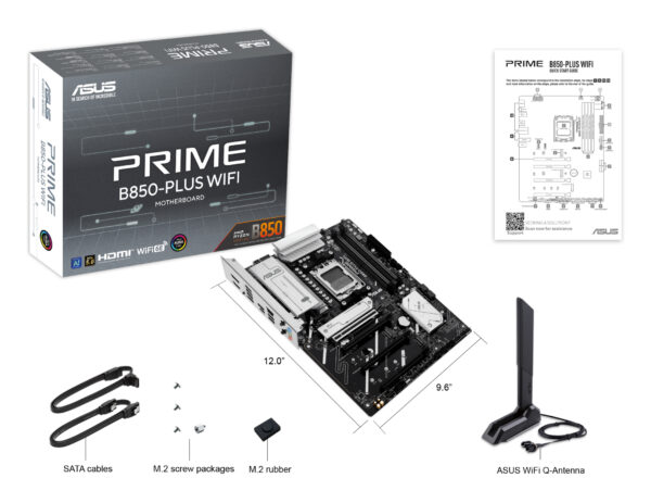 ASUS PRIME B850-PLUS WIFI AMD B850 Socket AM5 ATX ASUS PRIME B850-PLUS WIFI AMD B850 Socket AM5 ATX