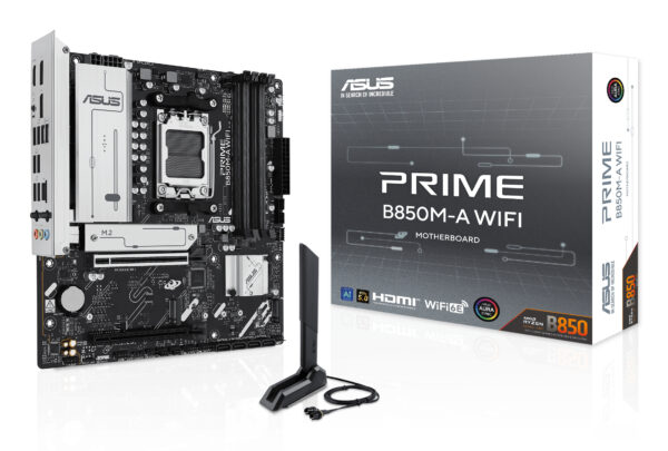 ASUS PRIME B850M-A WIFI AMD B850 Socket AM5 micro ATX ASUS PRIME B850M-A WIFI AMD B850 Socket AM5 micro ATX