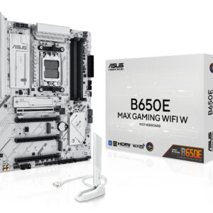 ASUS B650E MAX GAMING WIFI W AMD B650 Socket AM5 ATX ASUS B650E MAX GAMING WIFI W AMD B650 Socket AM5 ATX
