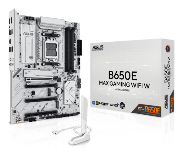 ASUS B650E MAX GAMING WIFI W AMD B650 Socket AM5 ATX ASUS B650E MAX GAMING WIFI W AMD B650 Socket AM5 ATX