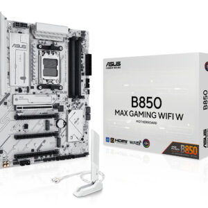 ASUS B850 MAX GAMING WIFI W AMD B850 Socket AM5 ATX ASUS B850 MAX GAMING WIFI W AMD B850 Socket AM5 ATX