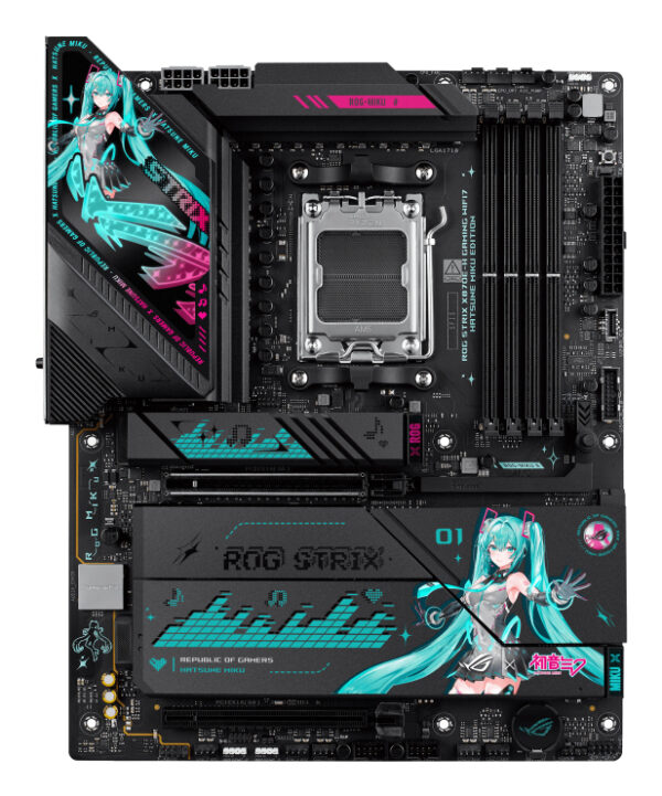 ASUS ROG STRIX X870E-H GAMING WIFI7 HATSUNE MIKU EDITION AMD X870E ASUS ROG STRIX X870E-H GAMING WIFI7 HATSUNE MIKU EDITION AMD X870E