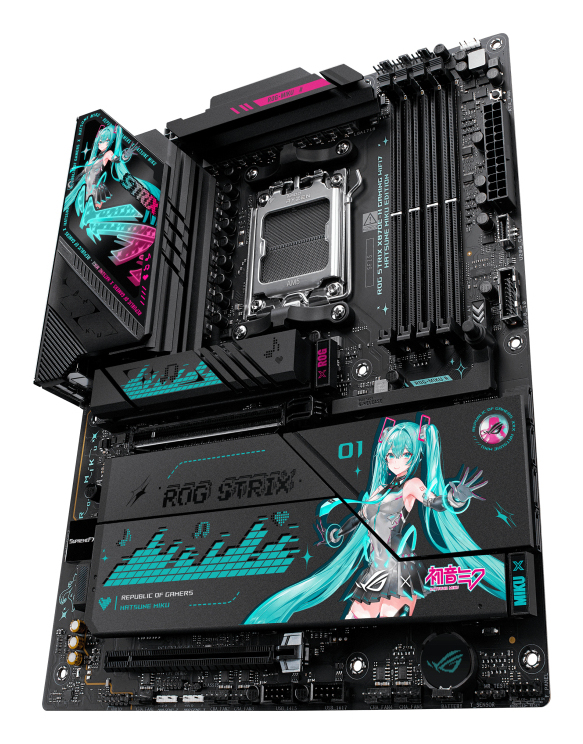 ASUS ROG STRIX X870E-H GAMING WIFI7 HATSUNE MIKU EDITION AMD X870E ASUS ROG STRIX X870E-H GAMING WIFI7 HATSUNE MIKU EDITION AMD X870E