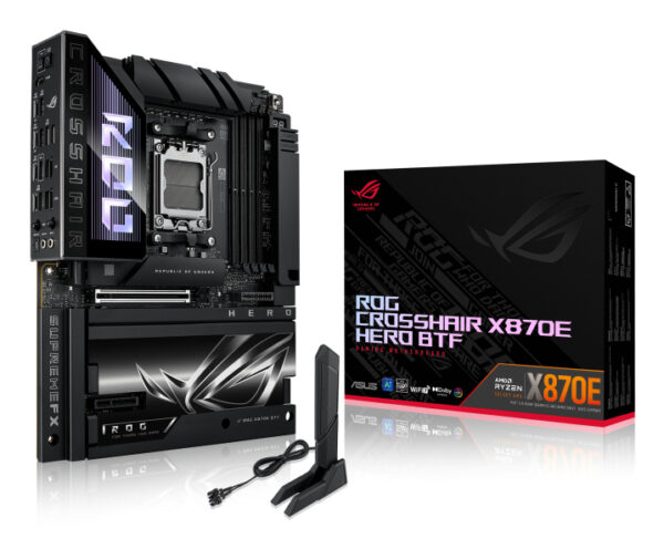 ASUS ROG CROSSHAIR X870E HERO BTF AMD X870E Socket AM5 ATX ASUS ROG CROSSHAIR X870E HERO BTF AMD X870E Socket AM5 ATX