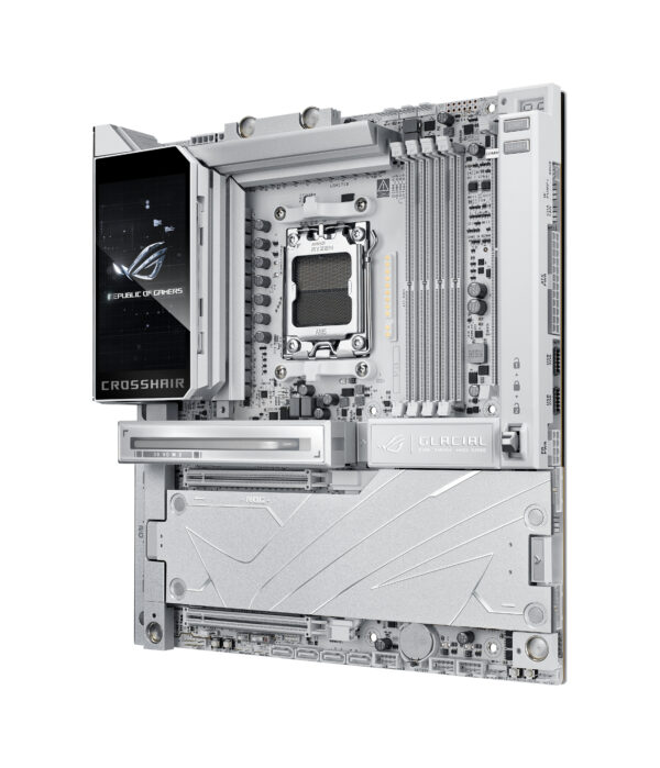 ASUS ROG CROSSHAIR X870E GLACIAL AMD X870E Socket AM5 Extended ATX ASUS ROG CROSSHAIR X870E GLACIAL AMD X870E Socket AM5 Extended ATX
