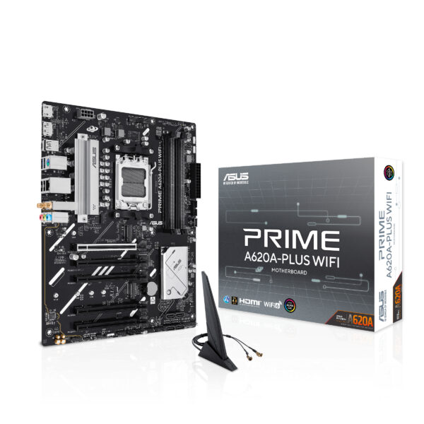 ASUS PRIME A620A-PLUS WIFI AMD A620A Socket AM5 ATX ASUS PRIME A620A-PLUS WIFI AMD A620A Socket AM5 ATX