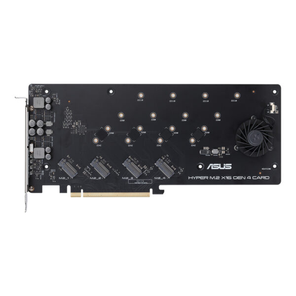 ASUS Hyper M.2 x16 Gen 4 interface cards/adapter Internal ASUS Hyper M.2 x16 Gen 4 interface cards/adapter Internal
