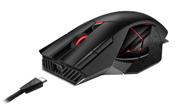 ASUS ROG Spatha X mouse Gaming Right-hand RF Wireless + USB Type-C ASUS ROG Spatha X mouse Gaming Right-hand RF Wireless + USB Type-C