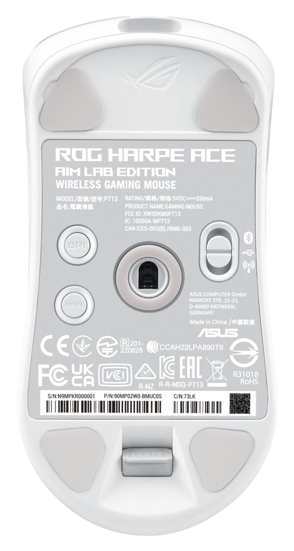 ASUS ROG Harpe Ace Aim Lab Edition mouse Gaming Ambidextrous RF
