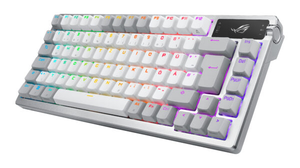 ASUS ROG Azoth keyboard Gaming USB + RF Wireless + Bluetooth White ASUS ROG Azoth keyboard Gaming USB + RF Wireless + Bluetooth White