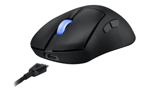 ASUS ROG Keris II Ace Wireless AimPoint Black mouse Gaming Right-hand ASUS ROG Keris II Ace Wireless AimPoint Black mouse Gaming Right-hand