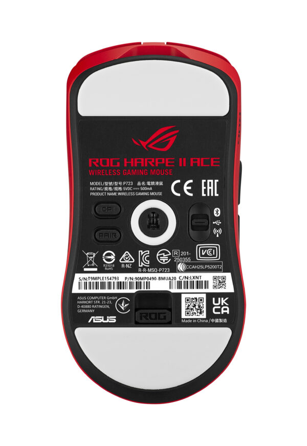 ASUS ROG Harpe II Ace RED mouse Gaming Right-hand RF Wireless + ASUS ROG Harpe II Ace RED mouse Gaming Right-hand RF Wireless +