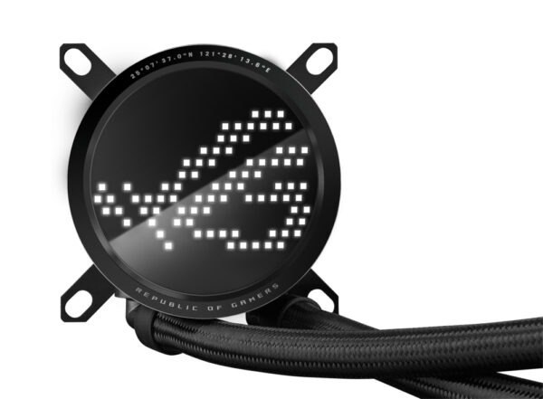 ASUS ROG Ryuo III 240 ARGB Processor Liquid cooling kit 12 cm Black