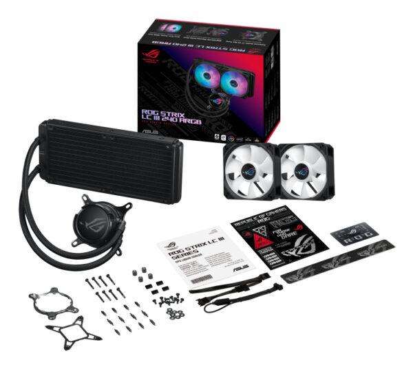 ASUS ROG Strix LC III 240 ARGB Processor Liquid cooling kit 12 cm ASUS ROG Strix LC III 240 ARGB Processor Liquid cooling kit 12 cm