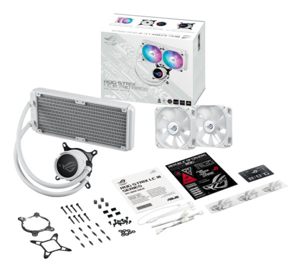 ASUS ROG Strix LC III 240 ARGB White Edition Processor Liquid cooling ASUS ROG Strix LC III 240 ARGB White Edition Processor Liquid cooling