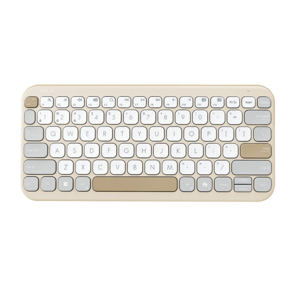 ASUS Marshmallow KW100 keyboard Home Bluetooth Beige ASUS Marshmallow KW100 keyboard Home Bluetooth Beige