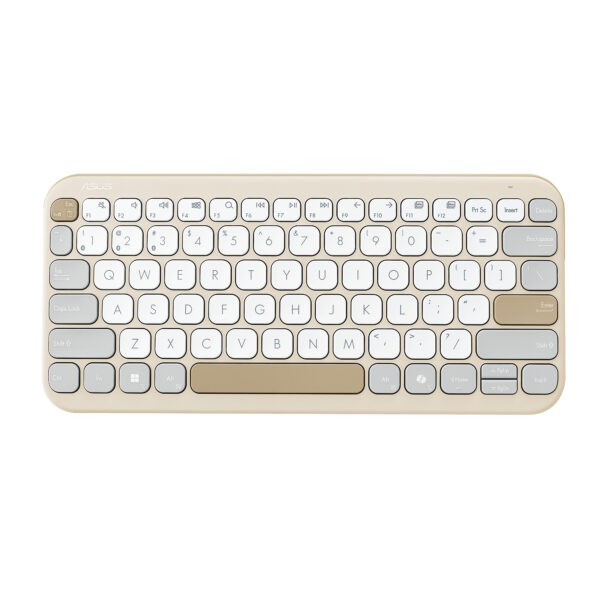 ASUS Marshmallow KW100 keyboard Home Bluetooth Beige ASUS Marshmallow KW100 keyboard Home Bluetooth Beige