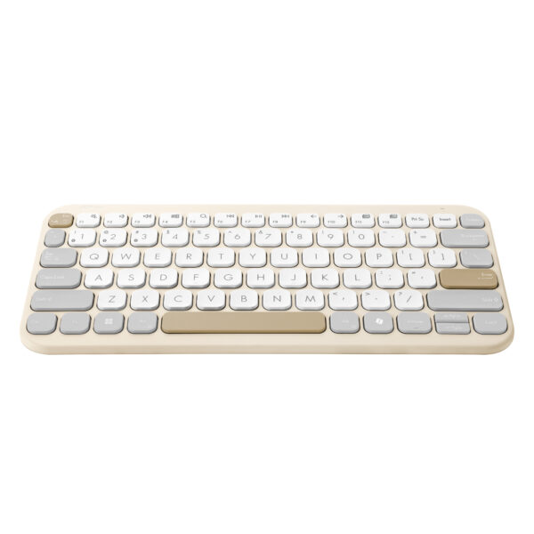 ASUS Marshmallow KW100 keyboard Home Bluetooth Beige ASUS Marshmallow KW100 keyboard Home Bluetooth Beige