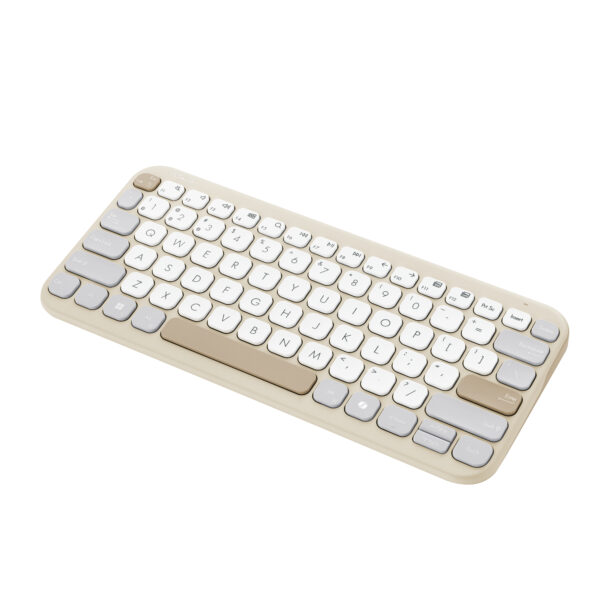 ASUS Marshmallow KW100 keyboard Home Bluetooth Beige ASUS Marshmallow KW100 keyboard Home Bluetooth Beige